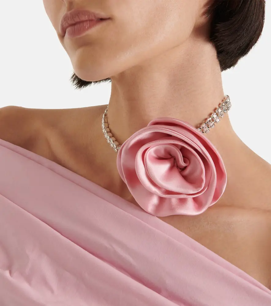 Magda Butrym Floral-appliqué choker | Thumbnail 4