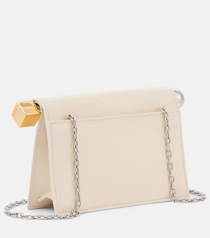 Jacquemus La Petite Pochette Rond Carré leather clutch | Thumbnail 2