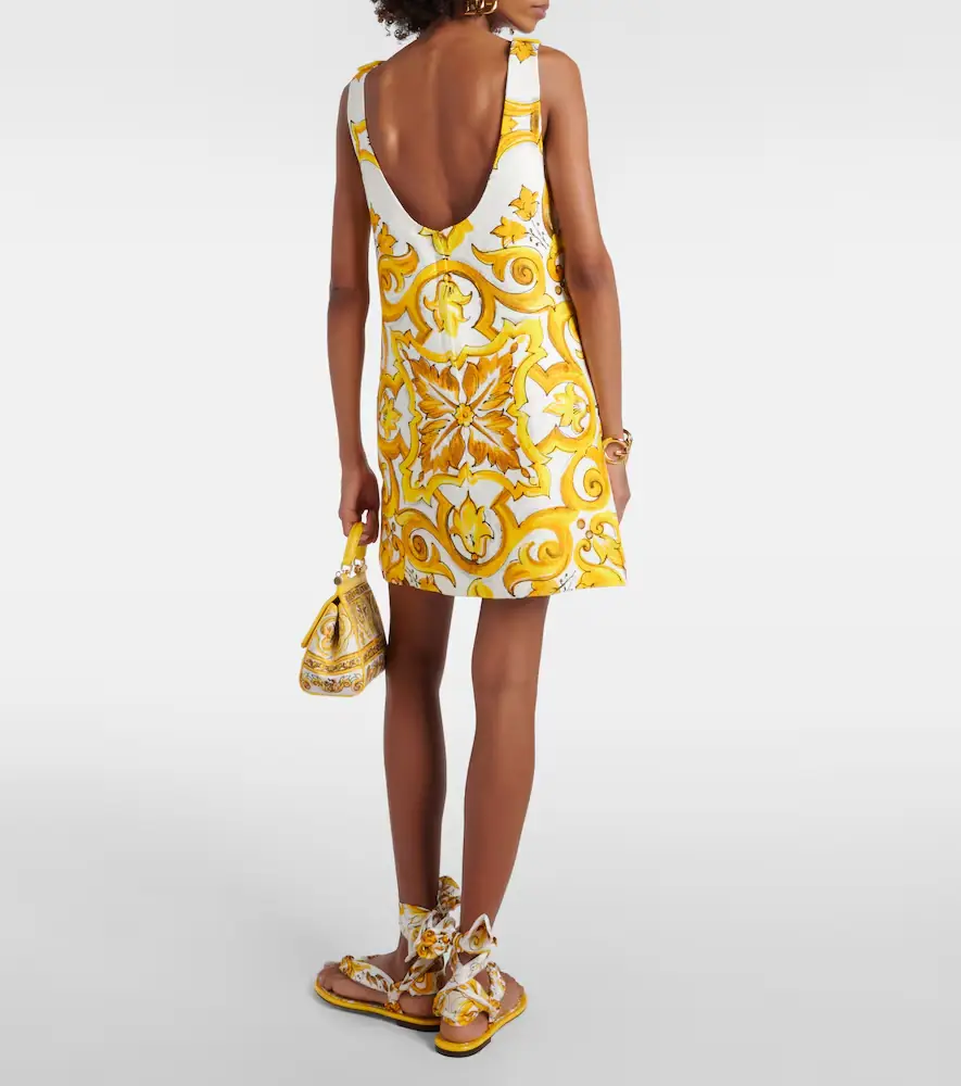 Dolce & Gabbana Majolica minidress | Thumbnail 4 Dolce & Gabbana Majolica minidress | Thumbnail 4