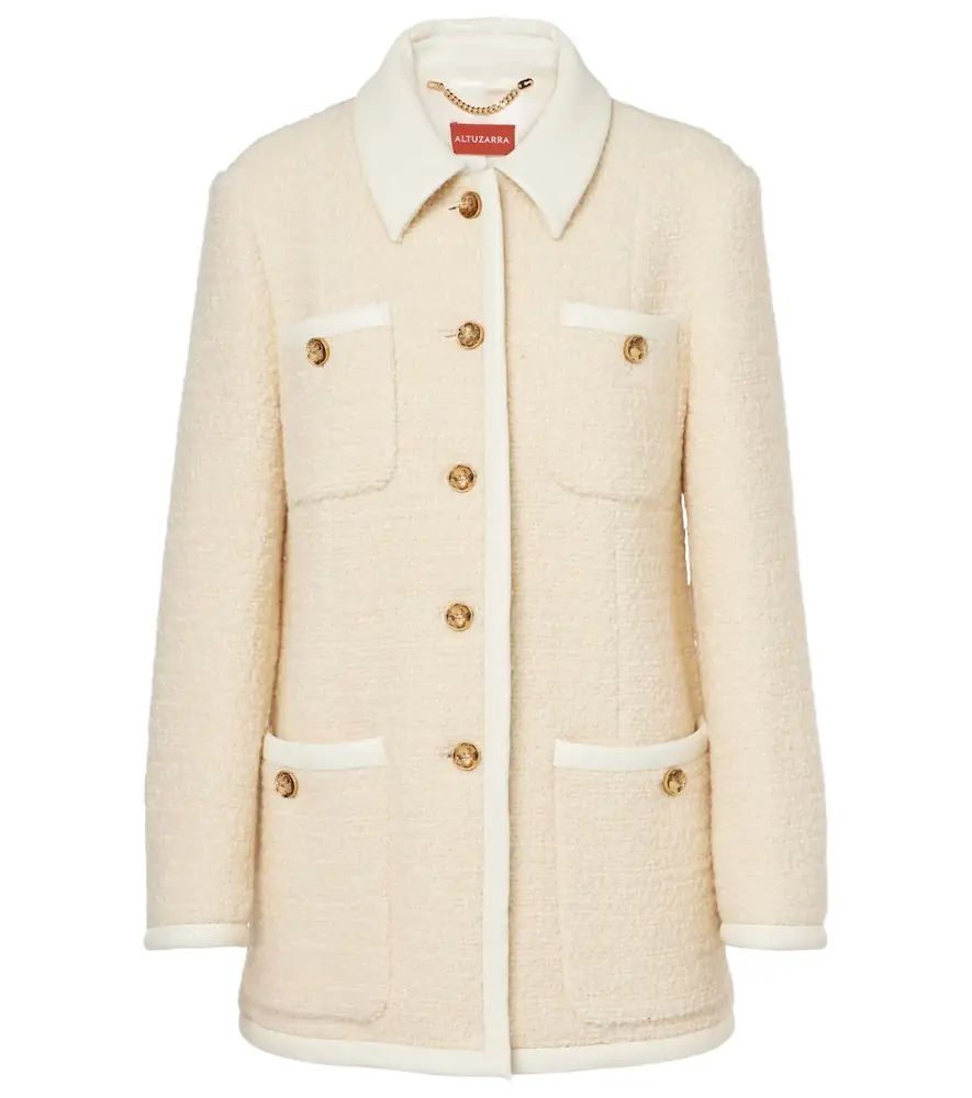 Wool and cotton coat