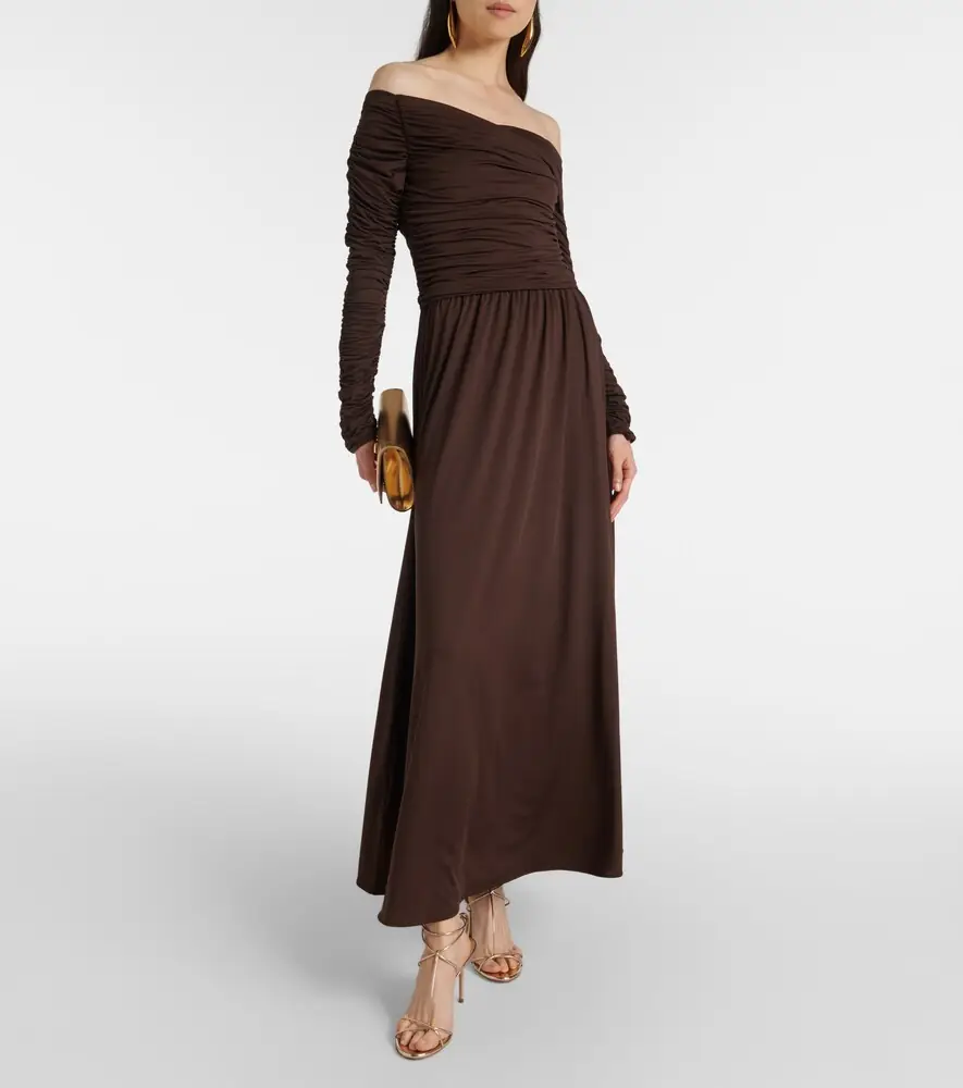 Altuzarra Charlotte off-shoulder jersey maxi dress | Thumbnail 3