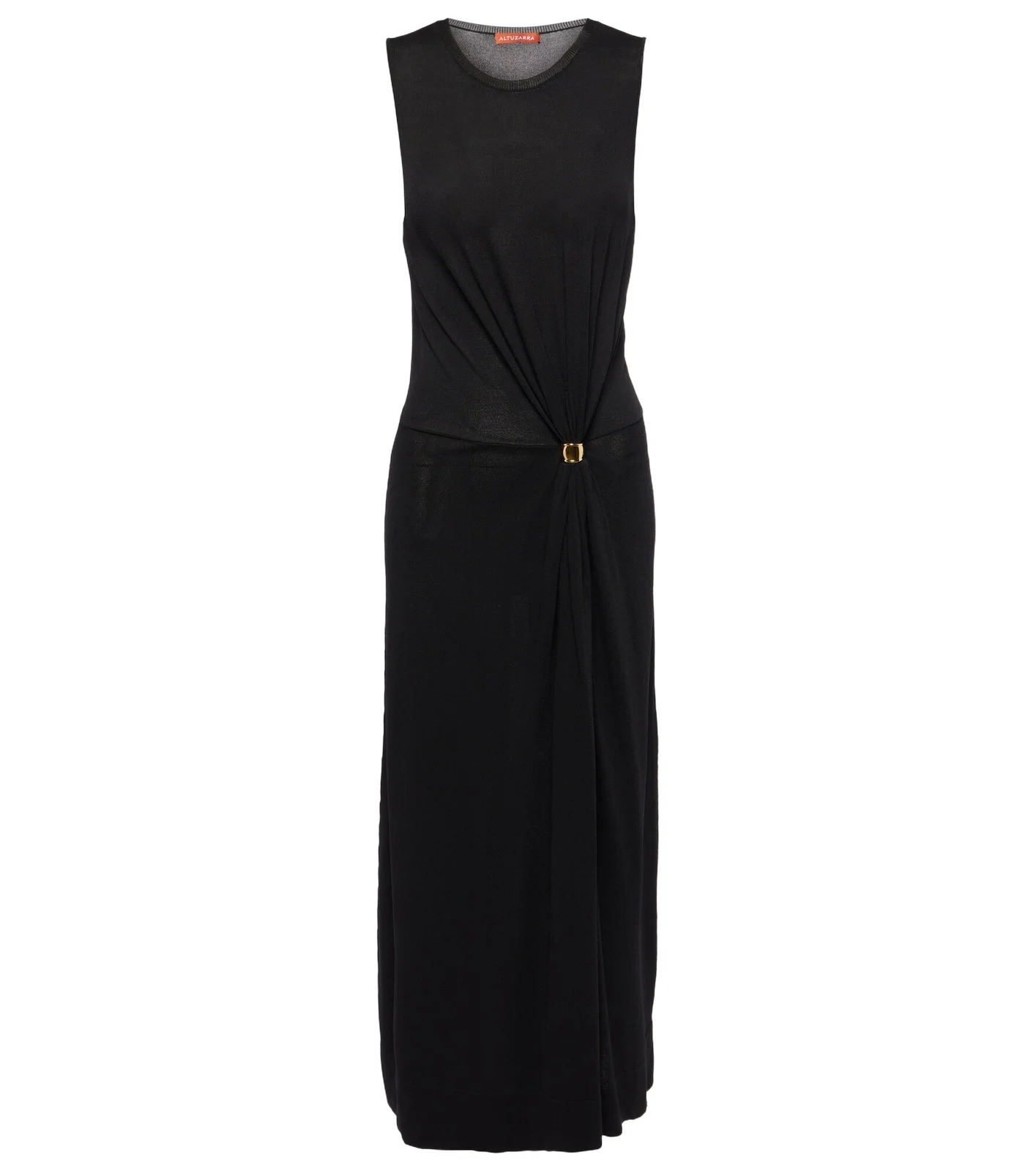 Saralien gathered jersey midi dress