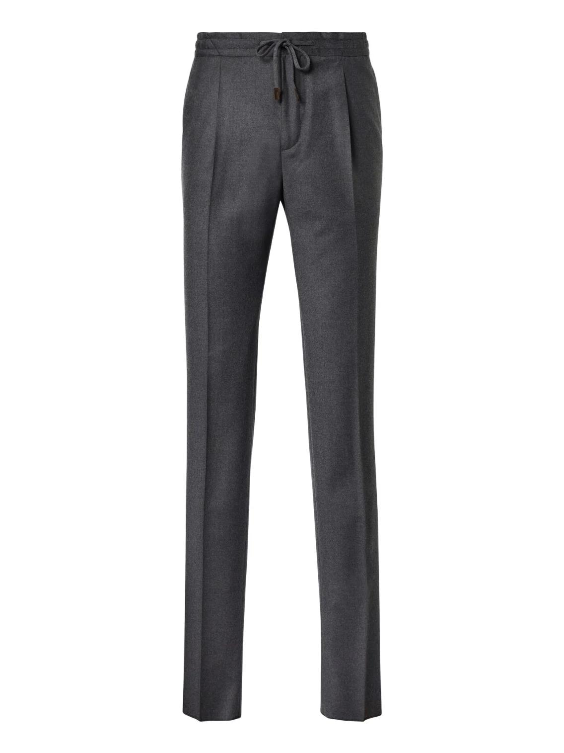 Wool tapered pants