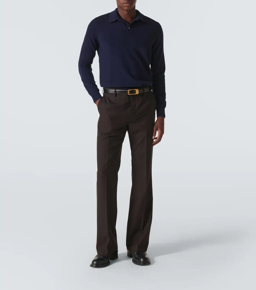 Rubinacci Cashmere polo shirt | Thumbnail 4 Rubinacci Cashmere polo shirt | Thumbnail 4