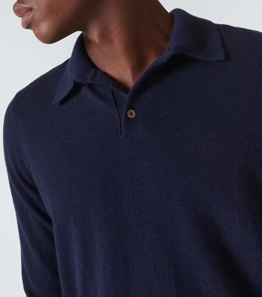 Rubinacci Cashmere polo shirt | Thumbnail 5 Rubinacci Cashmere polo shirt | Thumbnail 5