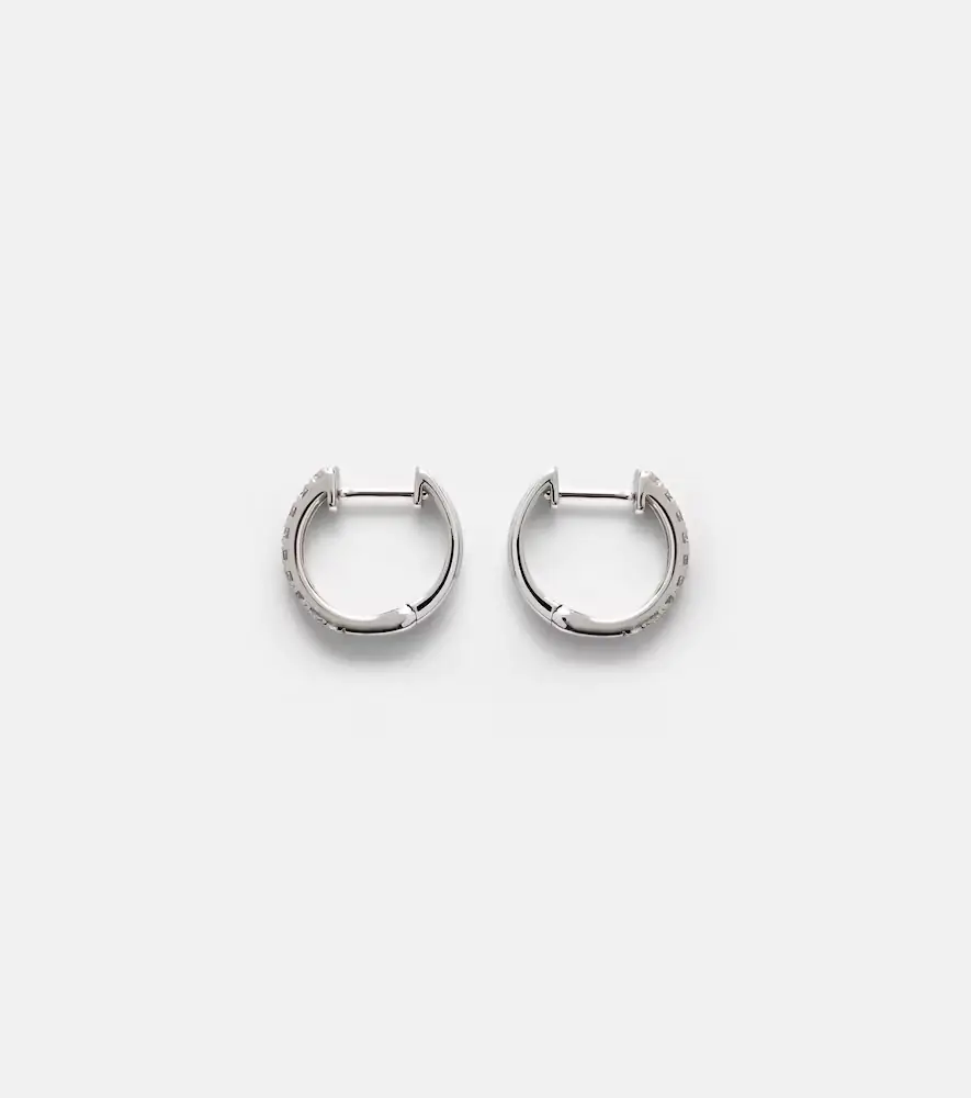 STONE AND STRAND 14kt white gold earrings with diamonds | Thumbnail 2 STONE AND STRAND 14kt white gold earrings with diamonds | Thumbnail 2