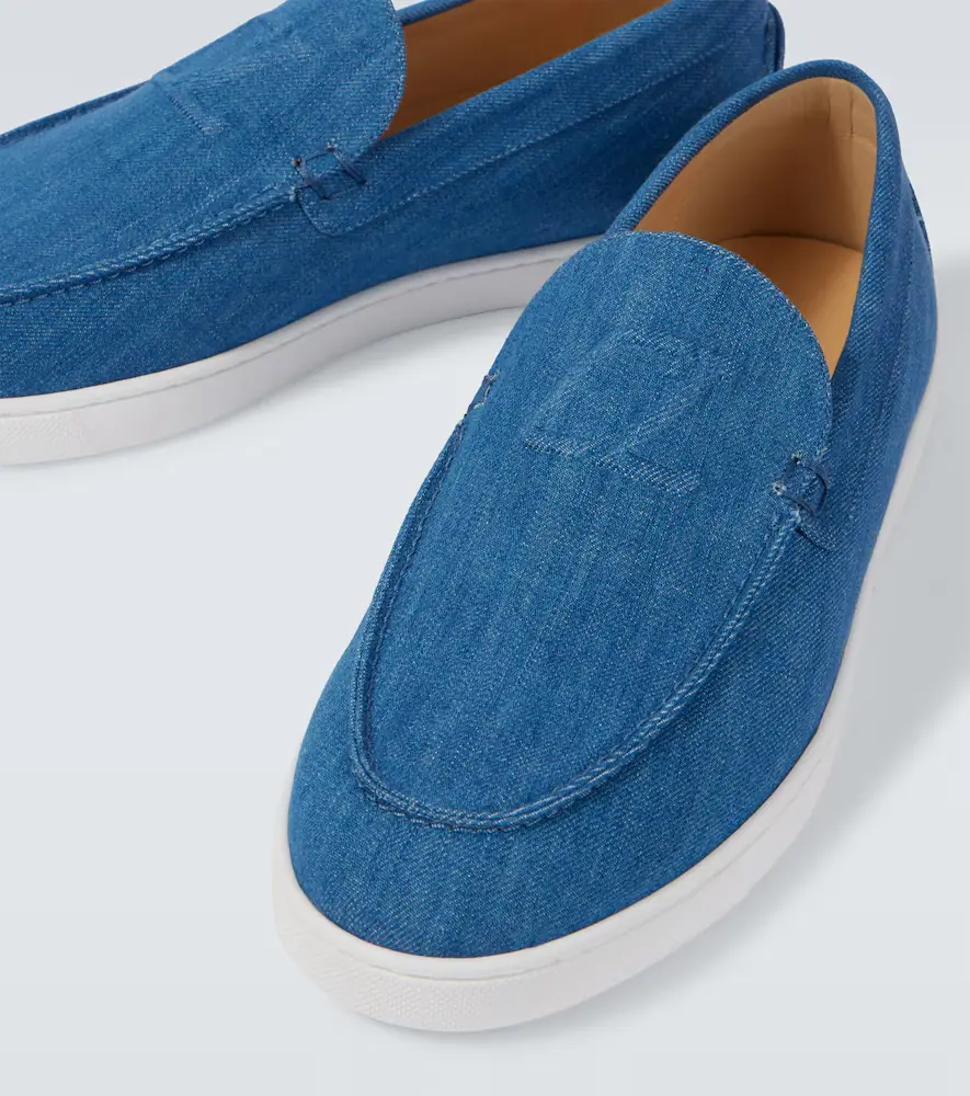 Christian Louboutin Varsiboat denim slip-on shoes | Thumbnail 2