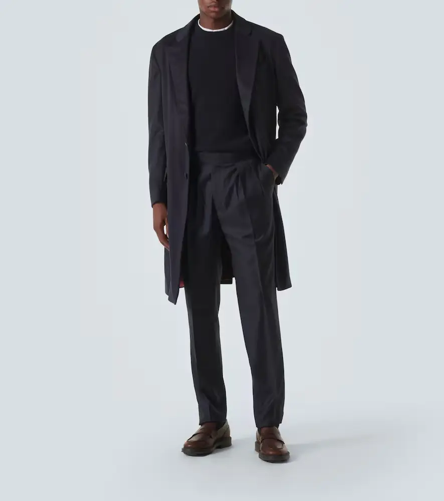 Rubinacci Manny virgin wool straight pants | Thumbnail 2 Rubinacci Manny virgin wool straight pants | Thumbnail 2