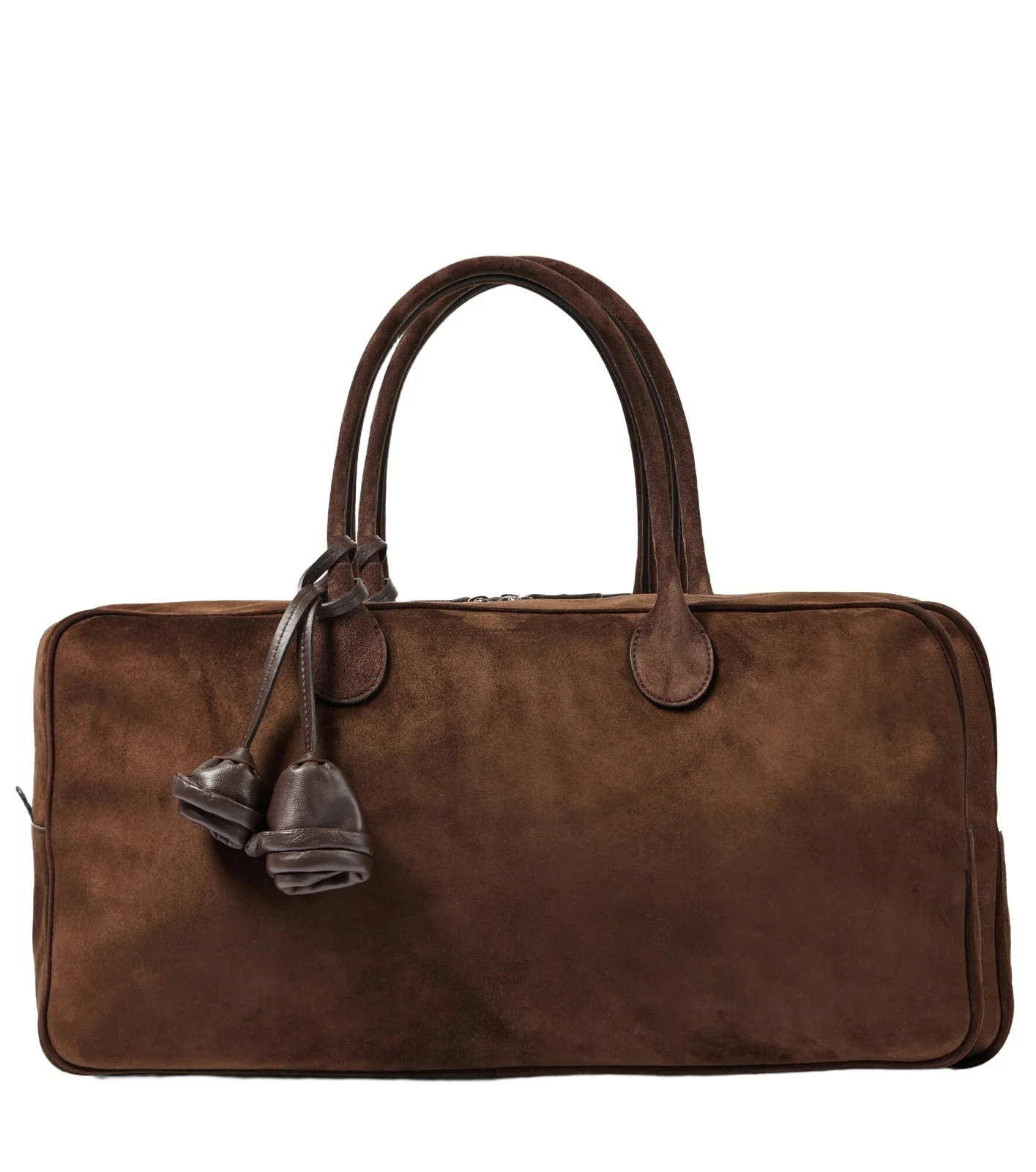 Brigitte Large suede duffel bag