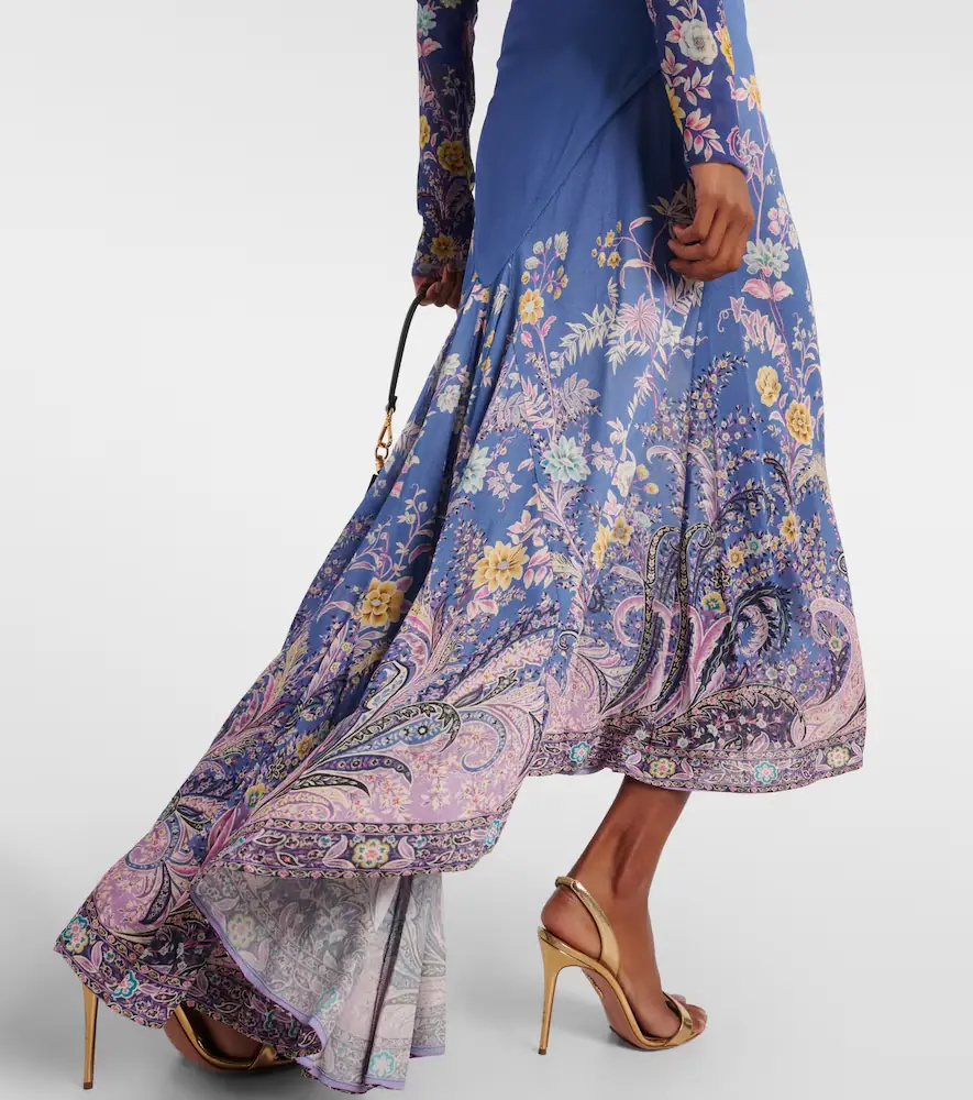 Etro Printed asymmetric maxi skirt | Thumbnail 3 Etro Printed asymmetric maxi skirt | Thumbnail 3