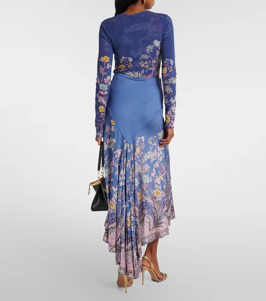 Etro Printed asymmetric maxi skirt | Thumbnail 5 Etro Printed asymmetric maxi skirt | Thumbnail 5