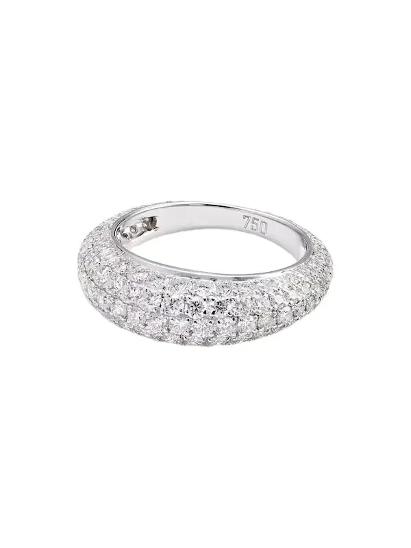 Diamond Disco 18kt white gold ring with diamonds Diamond Disco 18kt white gold ring with diamonds