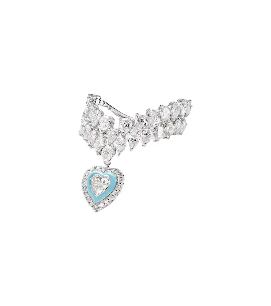 Kamyen Heart Of The Ocean 18kt white gold ring with diamonds | Image 1 Kamyen Heart Of The Ocean 18kt white gold ring with diamonds | Image 1