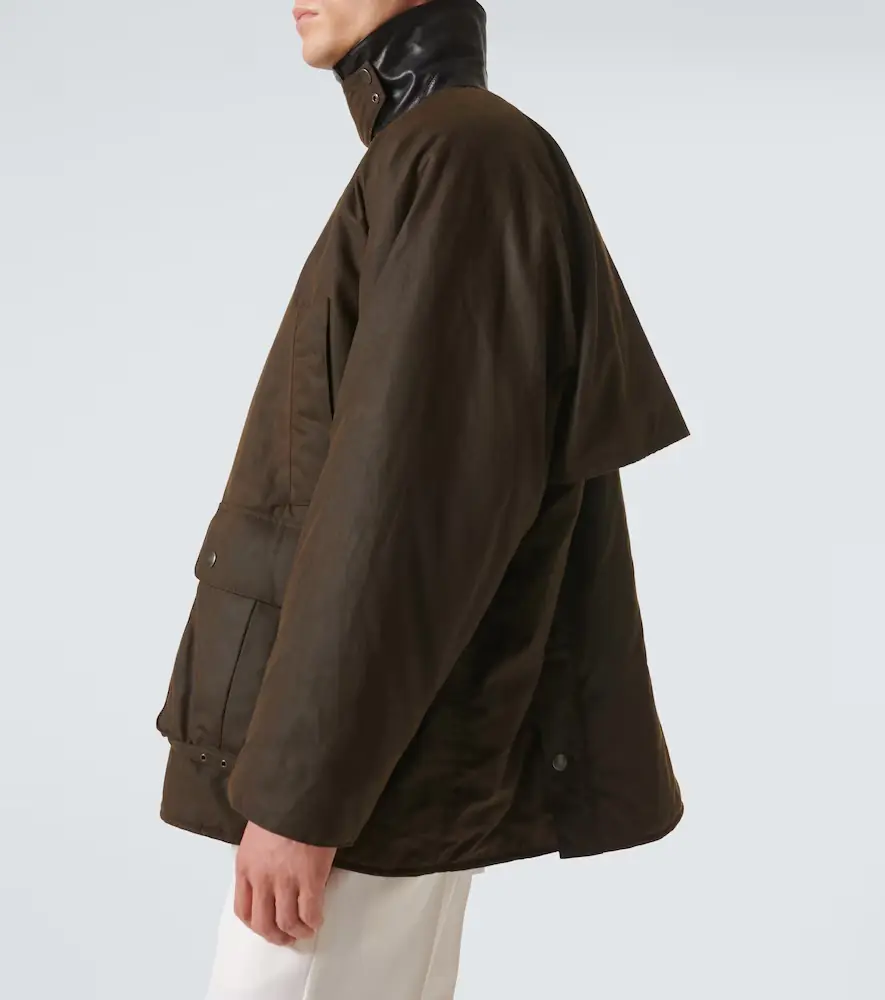 Miu Miu Leather-trimmed cotton canvas blouson | Thumbnail 5 Miu Miu Leather-trimmed cotton canvas blouson | Thumbnail 5