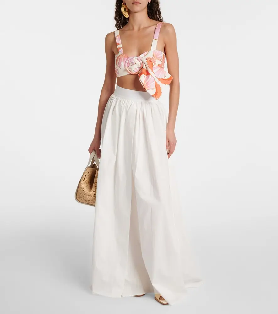 ADRIANA DEGREAS Cotton poplin maxi skirt | Thumbnail 2 ADRIANA DEGREAS Cotton poplin maxi skirt | Thumbnail 2