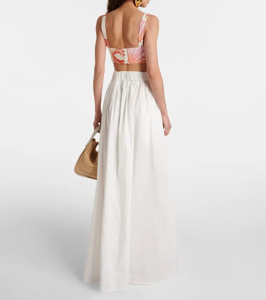 ADRIANA DEGREAS Cotton poplin maxi skirt | Thumbnail 3 ADRIANA DEGREAS Cotton poplin maxi skirt | Thumbnail 3