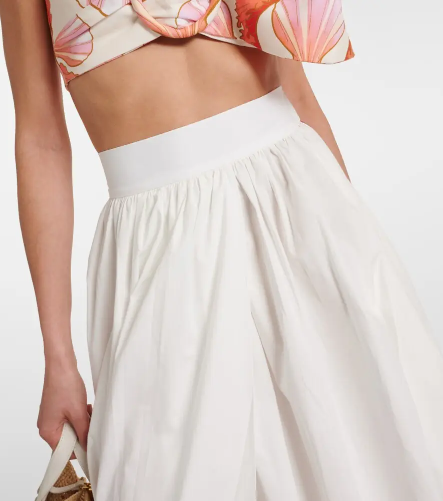 ADRIANA DEGREAS Cotton poplin maxi skirt | Thumbnail 4 ADRIANA DEGREAS Cotton poplin maxi skirt | Thumbnail 4