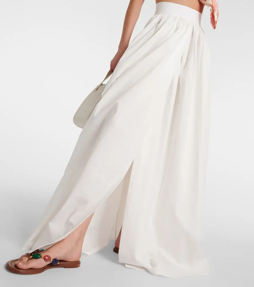 ADRIANA DEGREAS Cotton poplin maxi skirt | Thumbnail 5 ADRIANA DEGREAS Cotton poplin maxi skirt | Thumbnail 5
