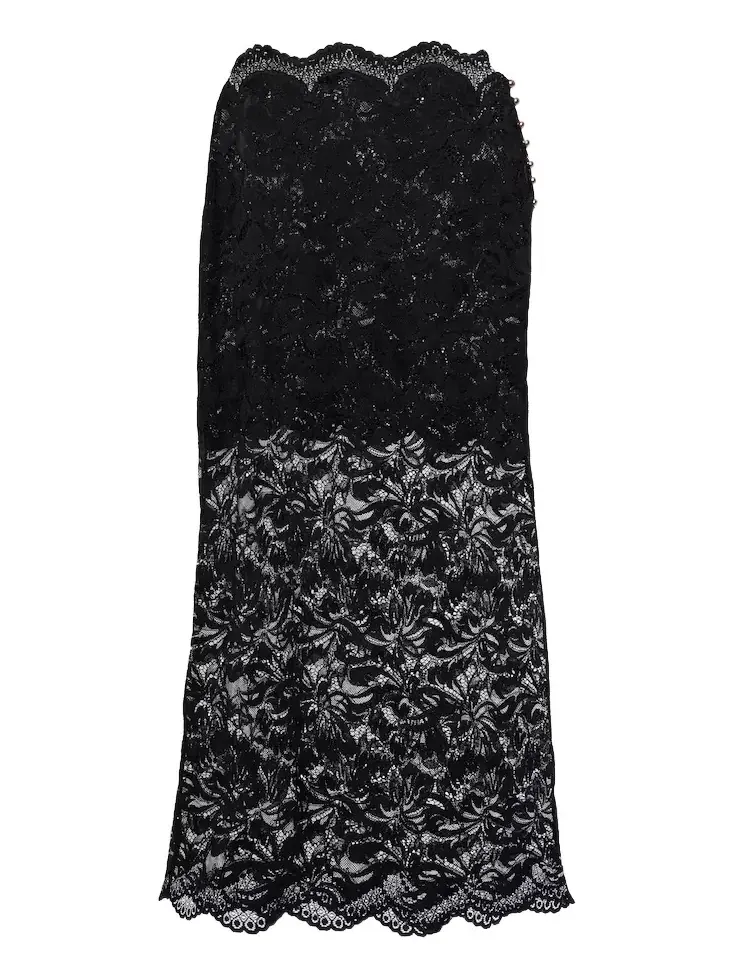 Floral lace midi skirt Floral lace midi skirt