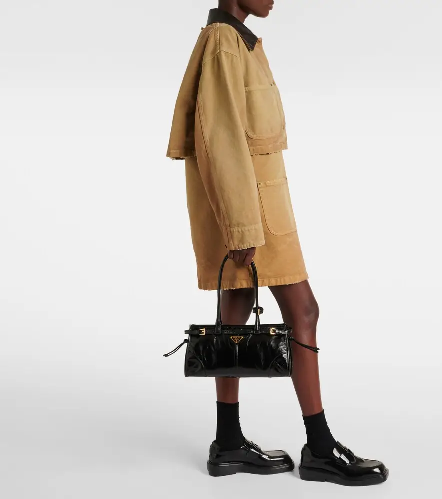 Prada Bonnie Medium leather shoulder bag | Thumbnail 4