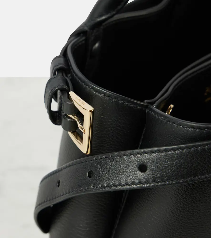 Prada Buckle Small leather tote bag | Thumbnail 4