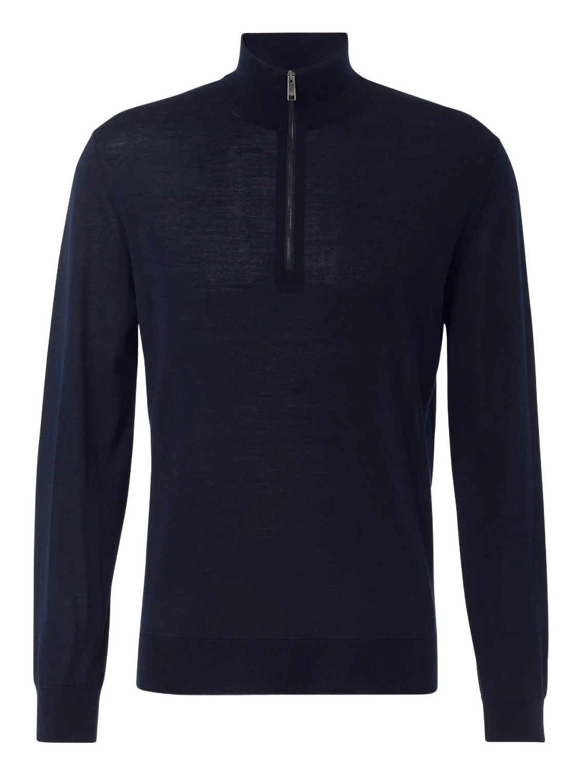 Wool half-zip sweater