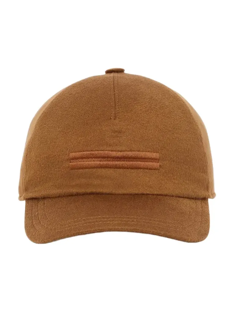 Cashmere baseball cap