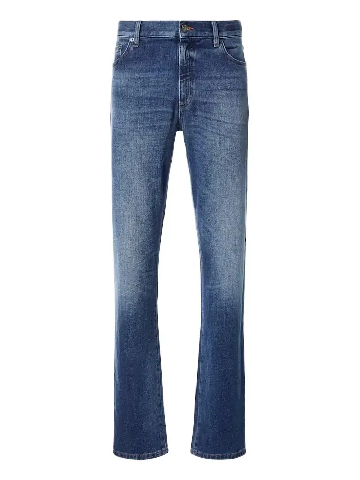 Mid-rise skinny jeans