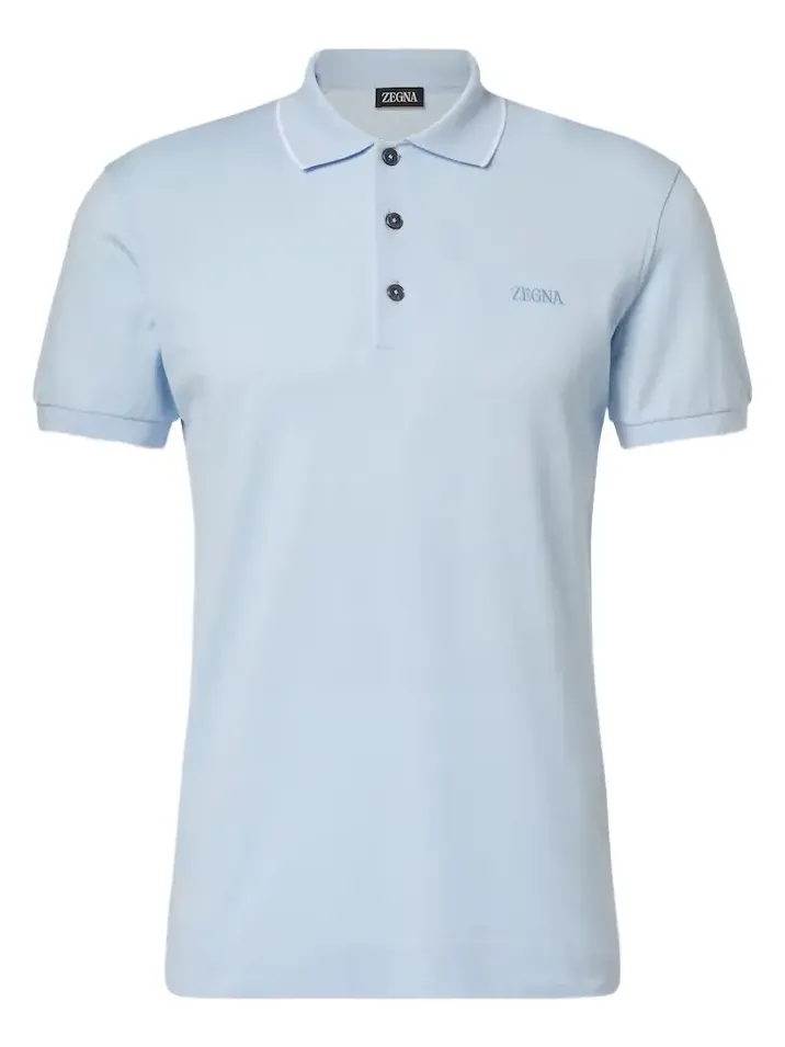 Cotton-blend polo shirt Cotton-blend polo shirt