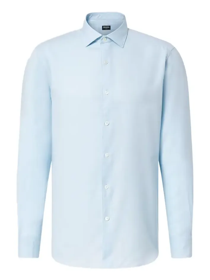 Cotton and cashmere shirt