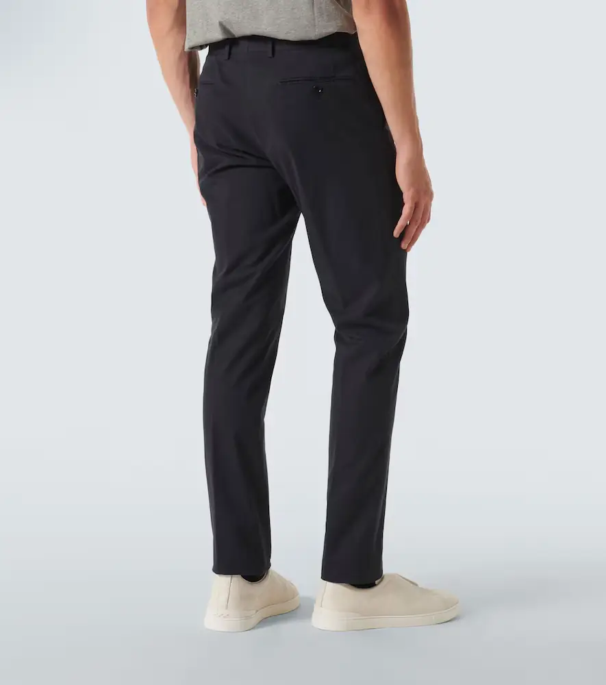 Zegna Cotton-blend chinos | Thumbnail 2 Zegna Cotton-blend chinos | Thumbnail 2