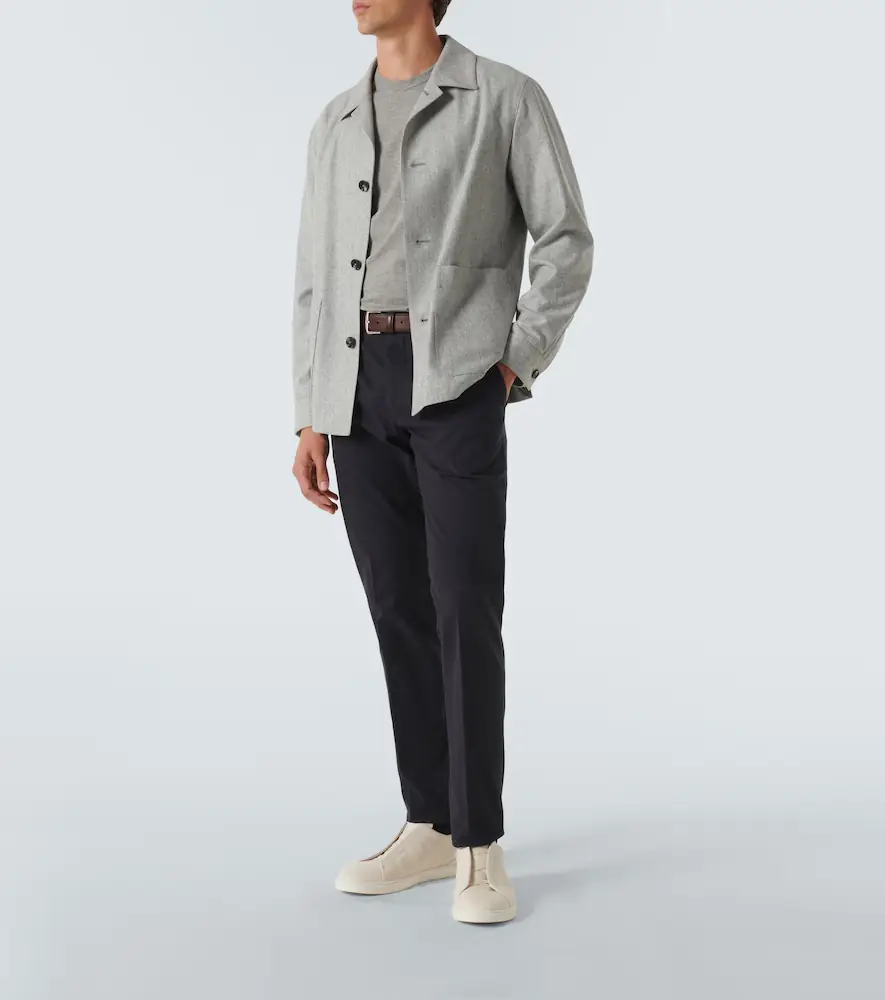 Zegna Cotton-blend chinos | Thumbnail 5 Zegna Cotton-blend chinos | Thumbnail 5