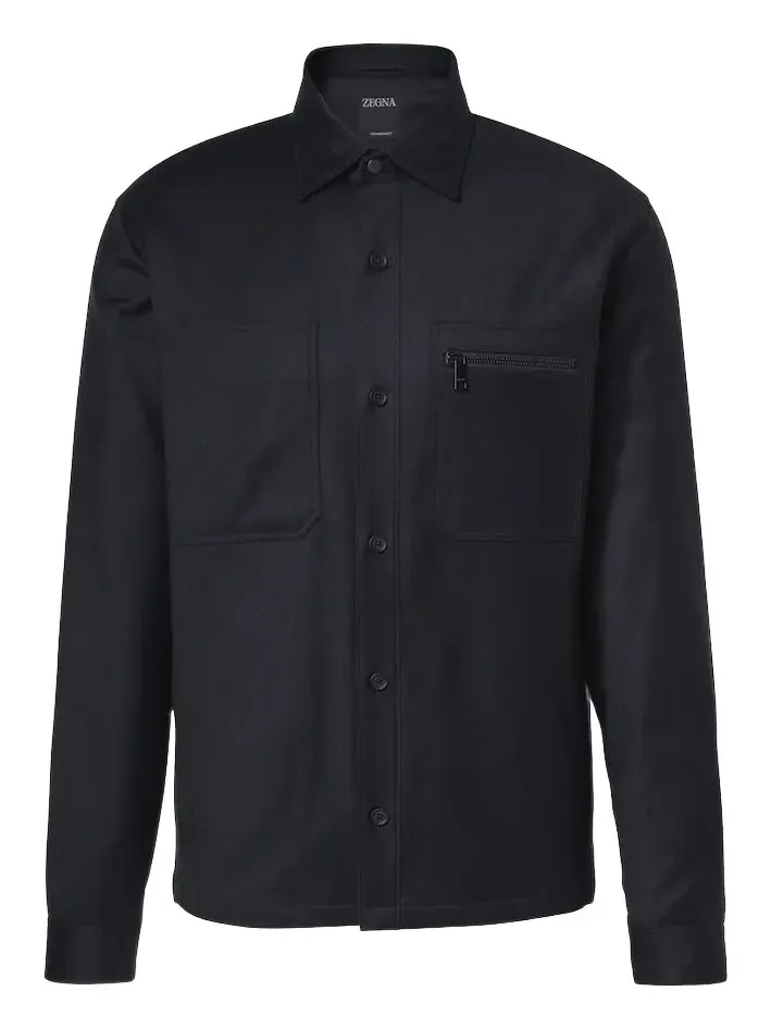 Wool overshirt