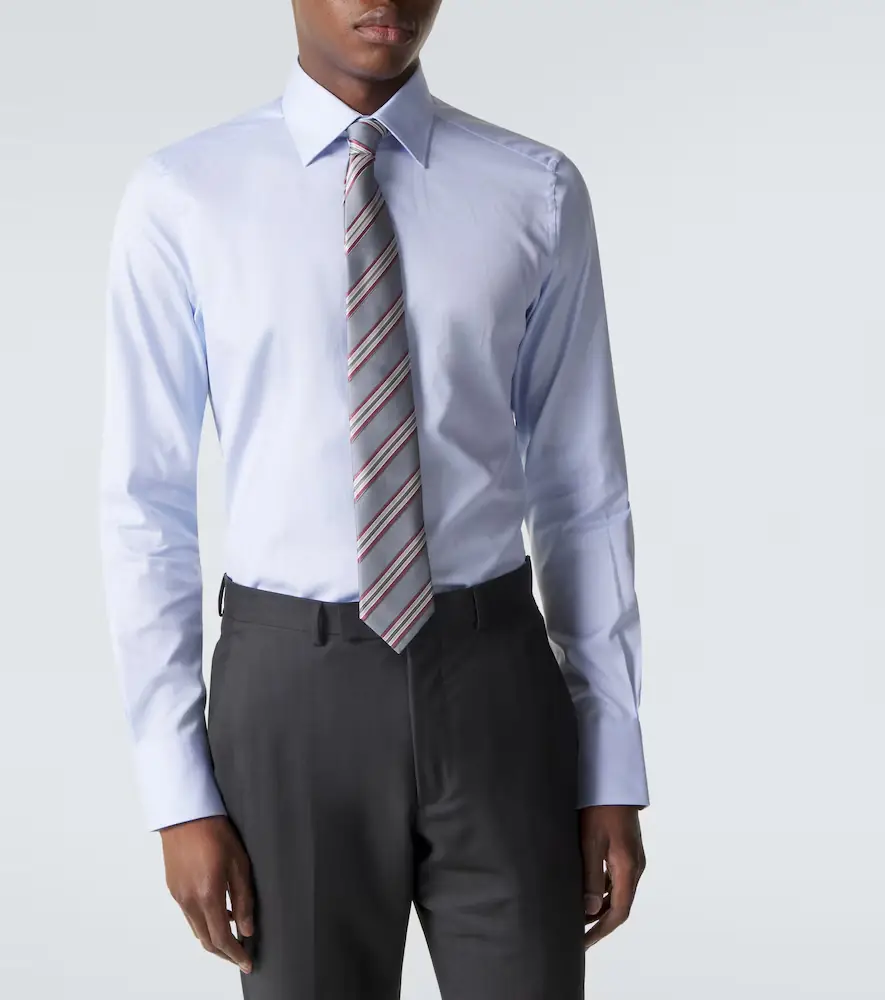 Zegna Cotton Oxford shirt | Thumbnail 4