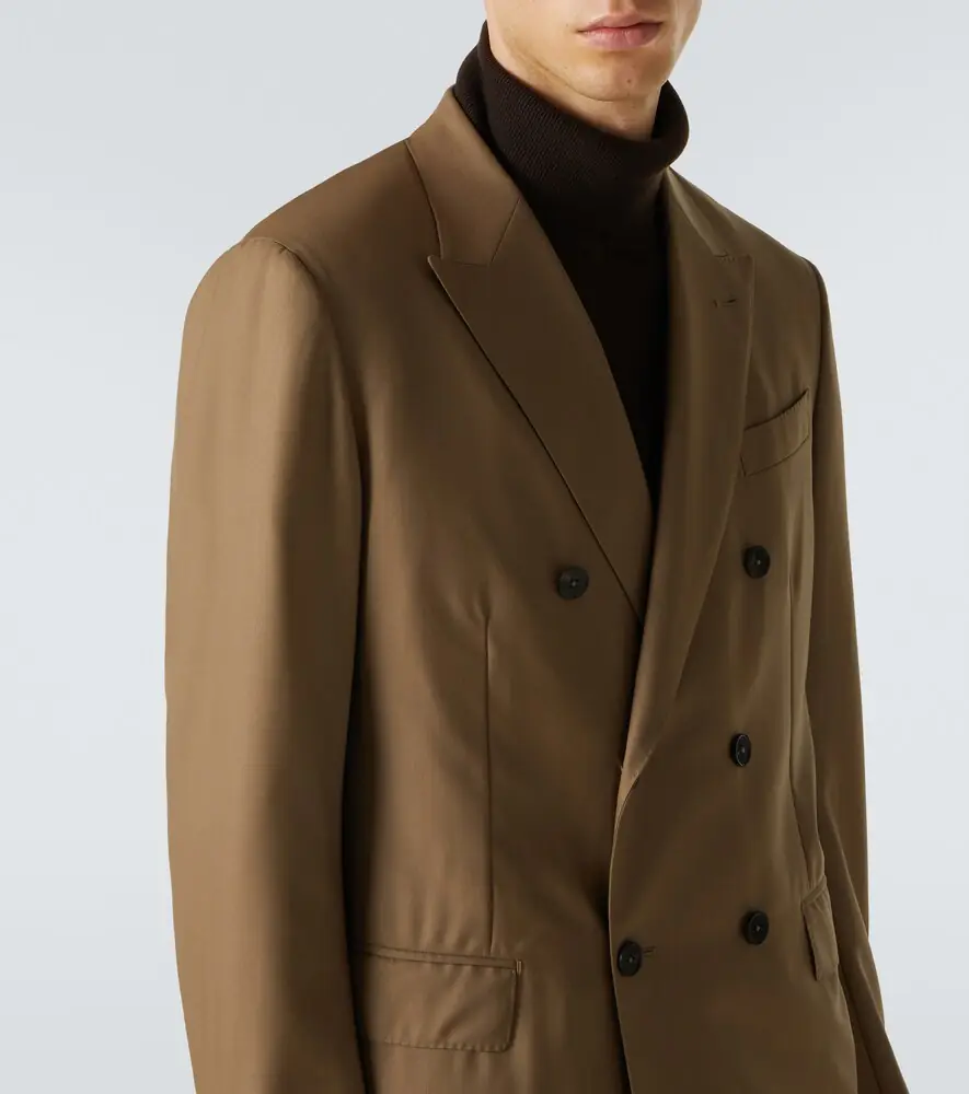 Zegna Double-breasted wool twill suit | Thumbnail 8 Zegna Double-breasted wool twill suit | Thumbnail 8