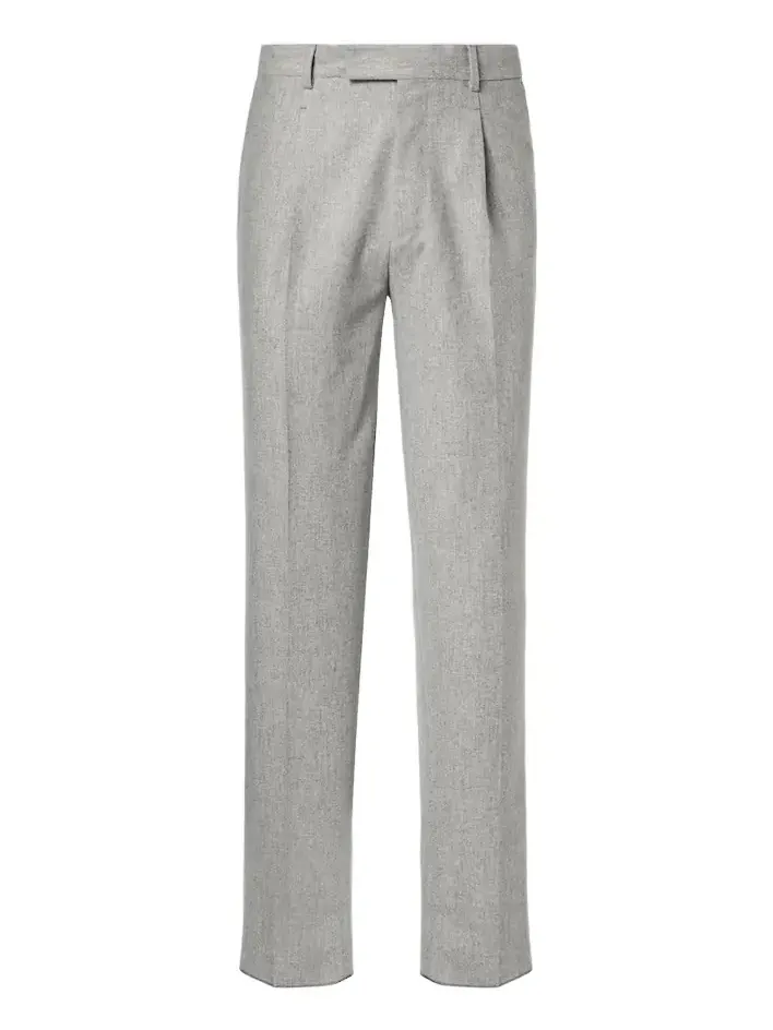 Wool straight pants Wool straight pants