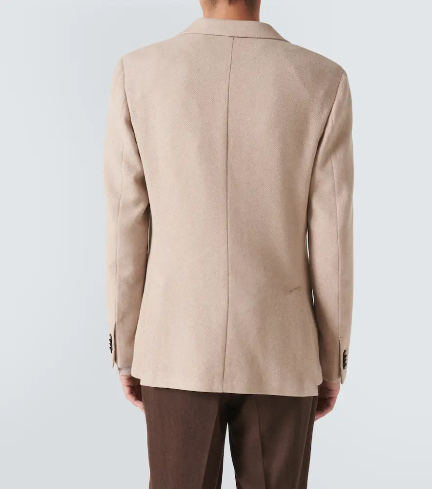Zegna Cotton, wool and cashmere blazer | Thumbnail 4