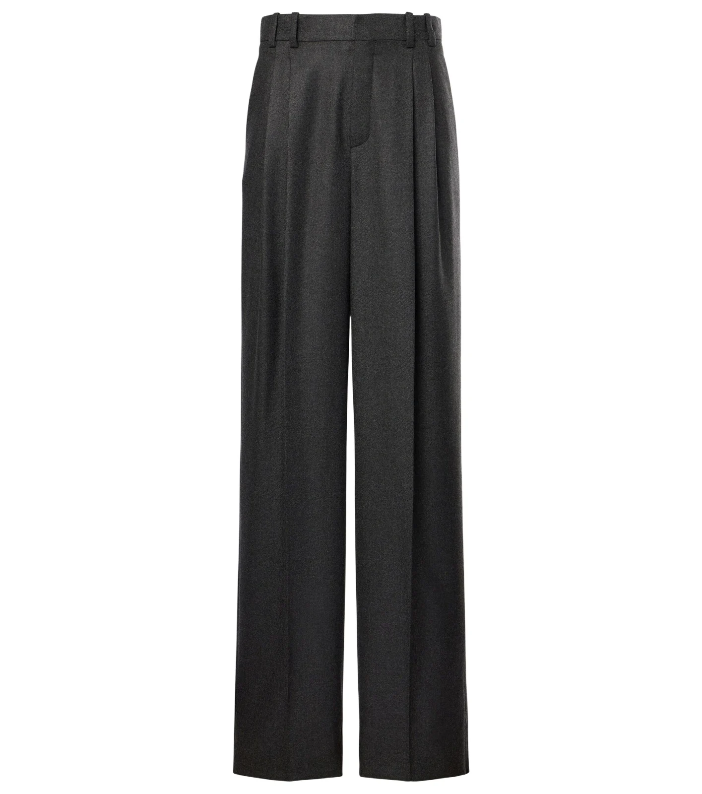 Pleated cashmere wide-leg pants Pleated cashmere wide-leg pants