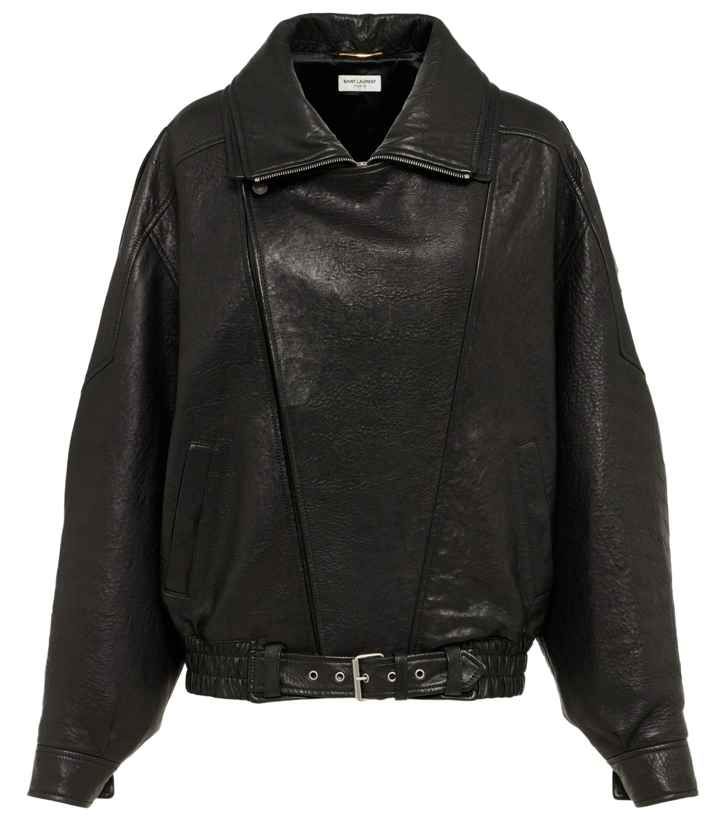 Oversized leather blouson Oversized leather blouson