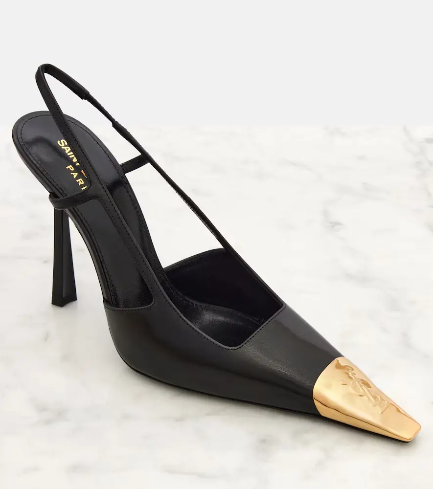 Saint Laurent Jeanne 110 leather slingback pumps | Thumbnail 4 Saint Laurent Jeanne 110 leather slingback pumps | Thumbnail 4