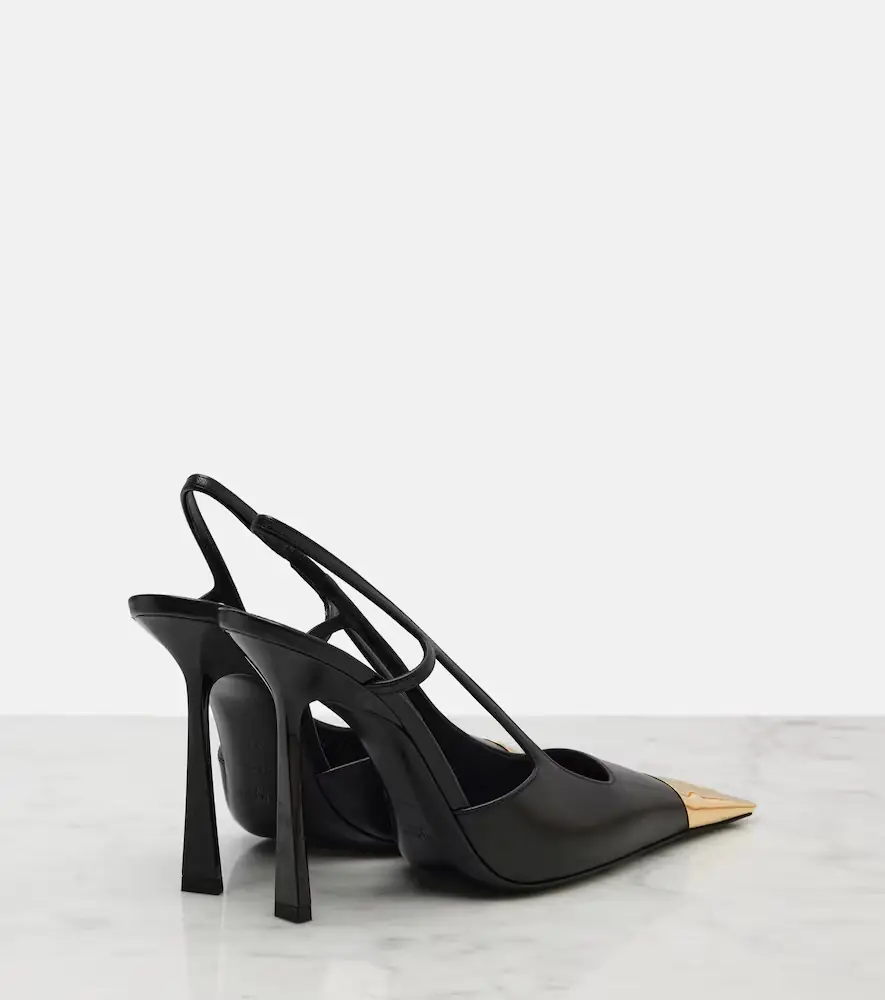 Saint Laurent Jeanne 110 leather slingback pumps | Thumbnail 5 Saint Laurent Jeanne 110 leather slingback pumps | Thumbnail 5