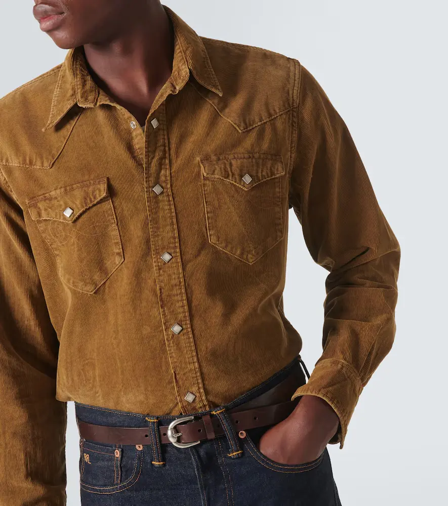 RRL Buffalo West cotton corduroy shirt | Thumbnail 3