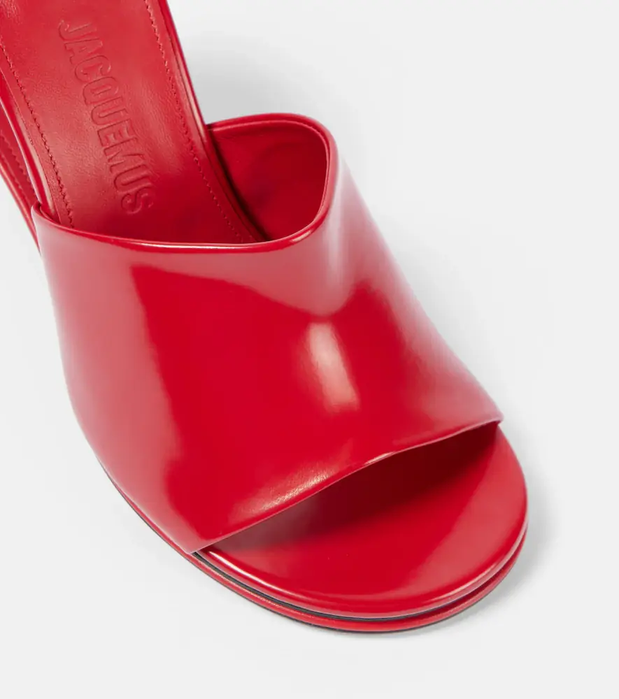 Jacquemus Les Doubles Mules leather mules | Thumbnail 3 Jacquemus Les Doubles Mules leather mules | Thumbnail 3