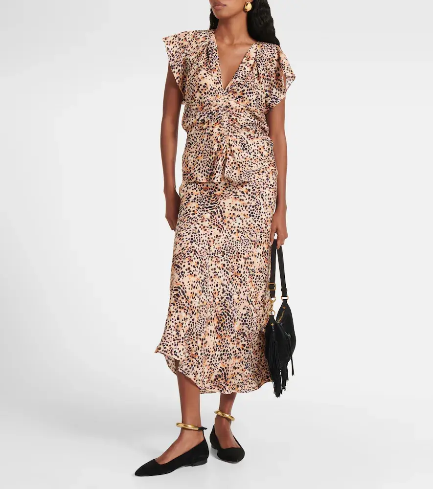 Isabel Marant Leanor embellished leather ballet flats | Thumbnail 7