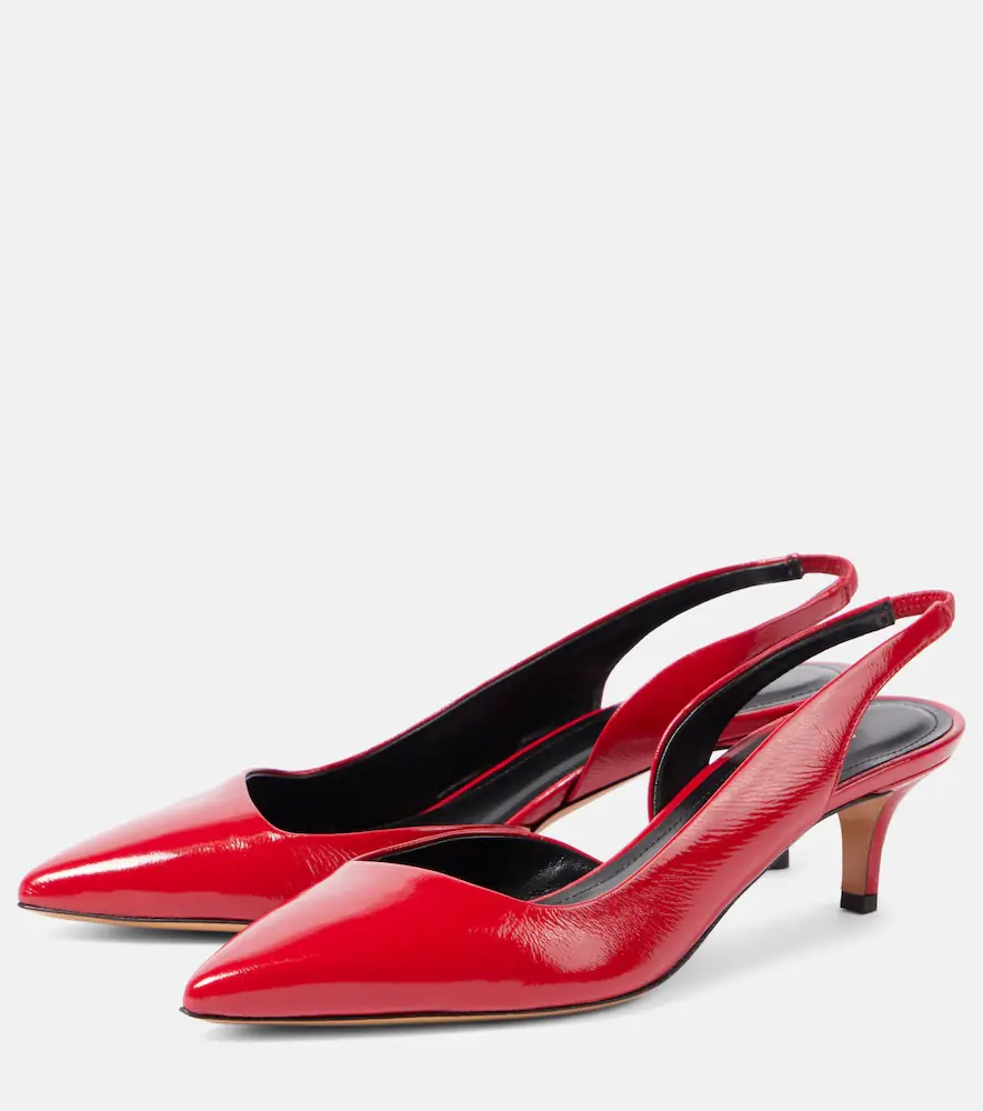 Isabel Marant Piery patent leather slingback pumps | Thumbnail 3