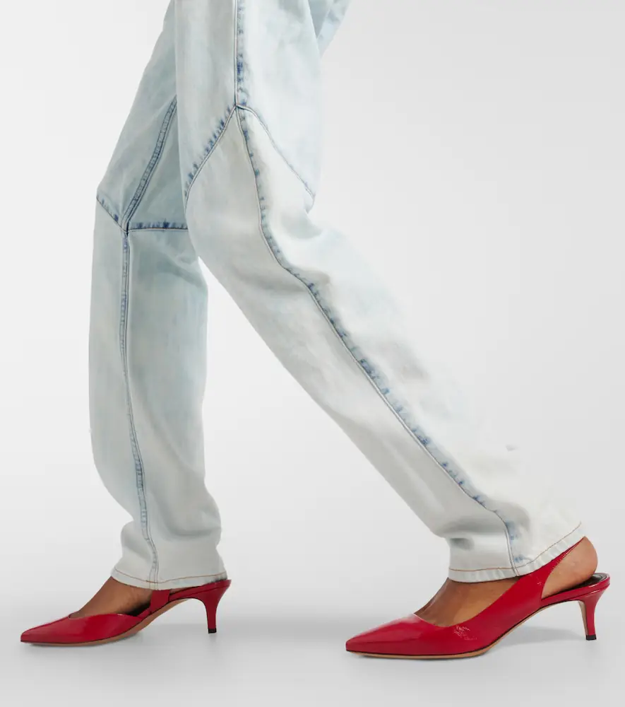 Isabel Marant Piery patent leather slingback pumps | Thumbnail 6