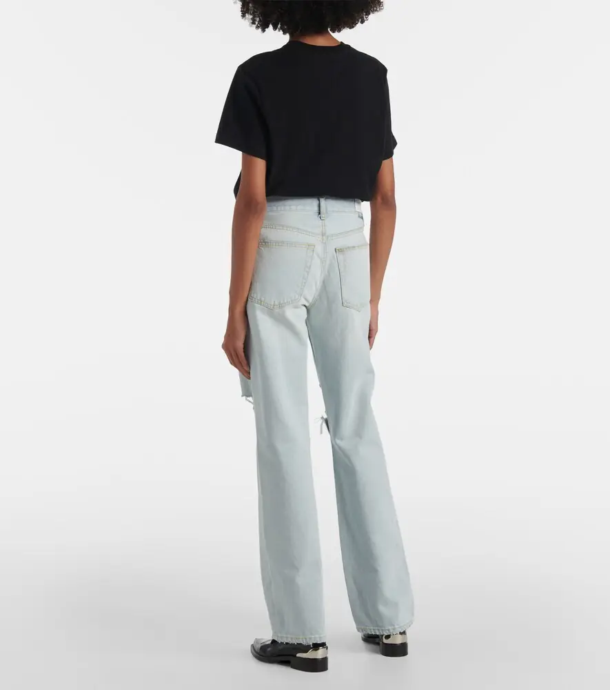 RE/DONE Loose Long distressed straight jeans | Thumbnail 2 RE/DONE Loose Long distressed straight jeans | Thumbnail 2