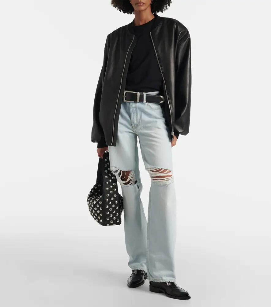 RE/DONE Loose Long distressed straight jeans | Thumbnail 4 RE/DONE Loose Long distressed straight jeans | Thumbnail 4