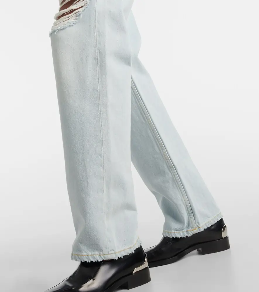 RE/DONE Loose Long distressed straight jeans | Thumbnail 6 RE/DONE Loose Long distressed straight jeans | Thumbnail 6