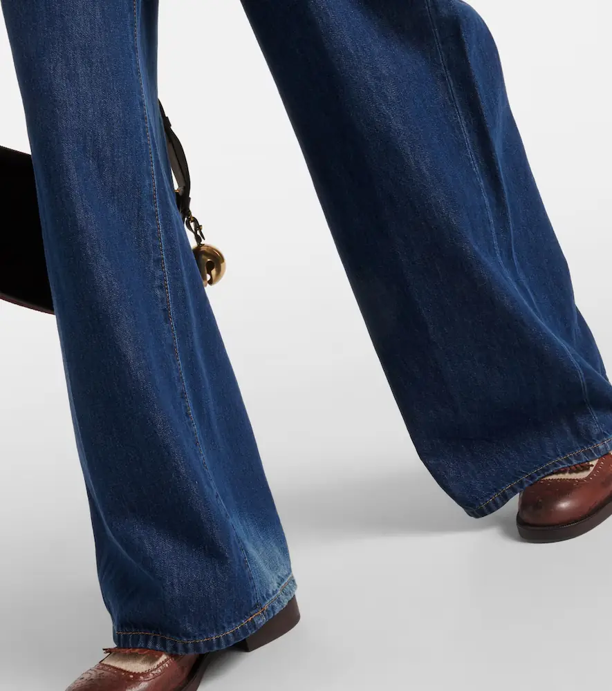 RE/DONE Palazzo mid-rise wide-leg jeans | Thumbnail 3